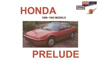 1992 Honda prelude user manual #7