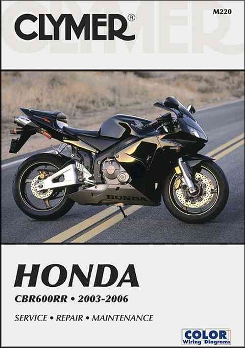 2003 Honda cbr600rr owners manual